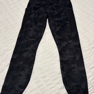 Fabletics Black Camouflage Leggings